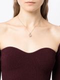  Dây chuyền thiên nga Swarovski khắc thiên nga đeo 2 mặt màu vàng hồng - Swarovski Signum pendant Swan, White, Rose gold-tone plated 
