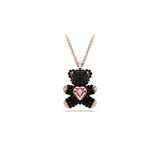  Teddy pendant Teddy, Black, Rose gold-tone plated 