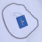  Dây Tennis Deluxe pha lê xám Swarovski - Swarovski Tennis Deluxe Necklace Gray, Ruthenium plated 