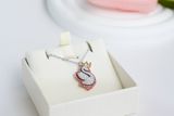  Dây chuyền Swarovski Pop Swan hồng - Swarovski Swan pendant Swan, Pink, Rhodium plated 