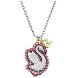  Dây chuyền Swarovski Pop Swan hồng - Swarovski Swan pendant Swan, Pink, Rhodium plated 