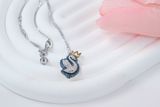  Dây chuyền Swarovski Pop Swan xanh - Swarovski  Pop Swan pendant Swan, Blue, Rhodium plated 
