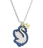  Dây chuyền Swarovski Pop Swan xanh - Swarovski  Pop Swan pendant Swan, Blue, Rhodium plated 
