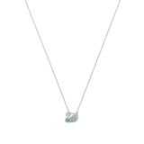  Dây chuyền thiên nga ombre xanh Swarovski size bé - Swarovski Iconic Swan pendant, Small, Blue, Rhodium plated 