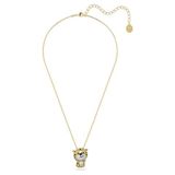  Zodiac Tiger pendant Tiger, Yellow, Gold-tone plated 