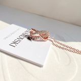  Dây chuyền Swarovski Twist màu trắng/ vàng hồng - Swarovski Twist necklace White/ Rose gold-tone plated 