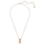  Dây chuyền Swarovski Twist màu trắng/ vàng hồng - Swarovski Twist necklace White/ Rose gold-tone plated 