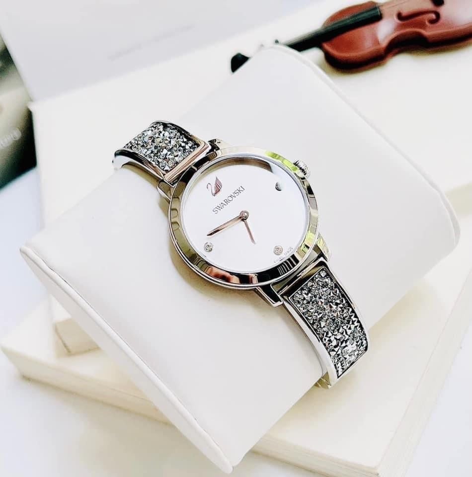  Cosmic Rock watch Swiss Made, Metal bracelet, Silver tone, Stainless steel 