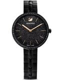  Đồng hồ Swarovski Cosmopolitan đen - Swarovski Cosmopolitan watch Swiss Made, Metal bracelet, Black, Black finish 
