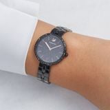  Đồng hồ Swarovski Cosmopolitan đen - Swarovski Cosmopolitan watch Swiss Made, Metal bracelet, Black, Black finish 