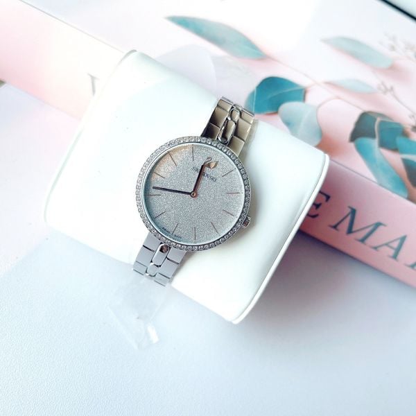  Đồng hồ Swarovski Cosmopolitan trắng - Swarovski Cosmopolitan watch Swiss Made, Metal bracelet, Silver tone, Stainless steel 