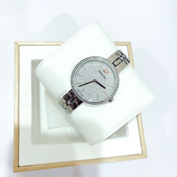  Đồng hồ Swarovski Cosmopolitan trắng - Swarovski Cosmopolitan watch Swiss Made, Metal bracelet, Silver tone, Stainless steel 