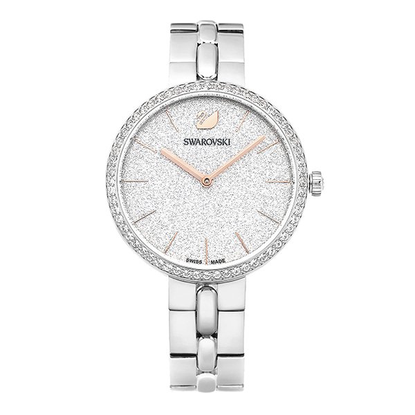  Đồng hồ Swarovski Cosmopolitan trắng - Swarovski Cosmopolitan watch Swiss Made, Metal bracelet, Silver tone, Stainless steel 