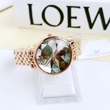  Đồng hồ Swarovski Crystal Lake vàng hồng - Swarovski Crystal Lake Quartz Grey Dial Ladies Watch 