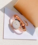  Đồng hồ Swarovski Crystalline màu hồng - Swarovski Crystalline Delight watch Swiss Made, Metal bracelet, Pink, Rose gold-tone finish 