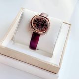  Đồng hồ Swarovski Duo màu đỏ- Swarovski Duo watch burgundy case 33 x 28mm 