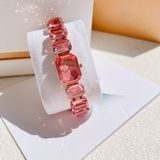 Đồng hồ Swarovski Millenia hồng - Swarovski Watch Octagon cut bracelet, Pink, Rose gold-tone finish 