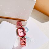  Đồng hồ Swarovski Millenia hồng - Swarovski Watch Octagon cut bracelet, Pink, Rose gold-tone finish 