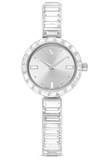  Matrix Bangle watch Swiss Made, Crystal bracelet, White, Stainless steel 