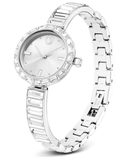  Matrix Bangle watch Swiss Made, Crystal bracelet, White, Stainless steel 
