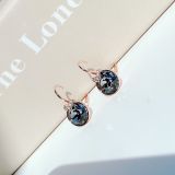  Khuyên tai Swarovski Bella V (màu trắng, xám) - Swarovski Bella V Pierced Earrings (white, grey) 