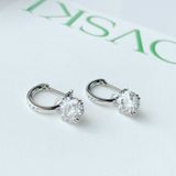  Khuyên tai Swarovski Constella rơi đeo 2 kiểu - Swarovski Constella drop earrings Round cut 