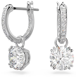  Khuyên tai Swarovski Constella rơi đeo 2 kiểu - Swarovski Constella drop earrings Round cut 
