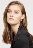  Khuyên tai Swarovski Evil eye - Swarovski Symbolic hoop earrings Evil eye, Blue, Rose gold-tone plated 