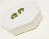  Bông tai Gema Stud, Green, Gold-Tone Plated 