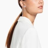  Khuyên hoa tuyết Swarovski màu trắng - Swarovski Magic stud earrings Snowflake, White, Rhodium plated 