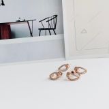  Khuyên tai Swarovski Lifelong màu vàng hồng- Swarovski Lifelong Hoop Pierced Earrings Small, White, Rose Gold Plating 