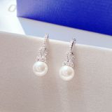  Khuyên tai ngọc trai Swarovski - Swarovski Originally drop earrings White, Rhodium plated 