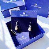  Khuyên tai ngọc trai Swarovski - Swarovski Originally drop earrings White, Rhodium plated 