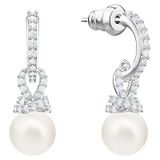  Khuyên tai ngọc trai Swarovski - Swarovski Originally drop earrings White, Rhodium plated 