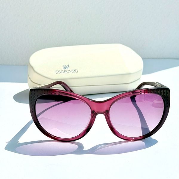  Gradient Bordeaux Oval Ladies Sunglasses Sk0087 