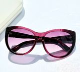  Gradient Bordeaux Oval Ladies Sunglasses Sk0087 