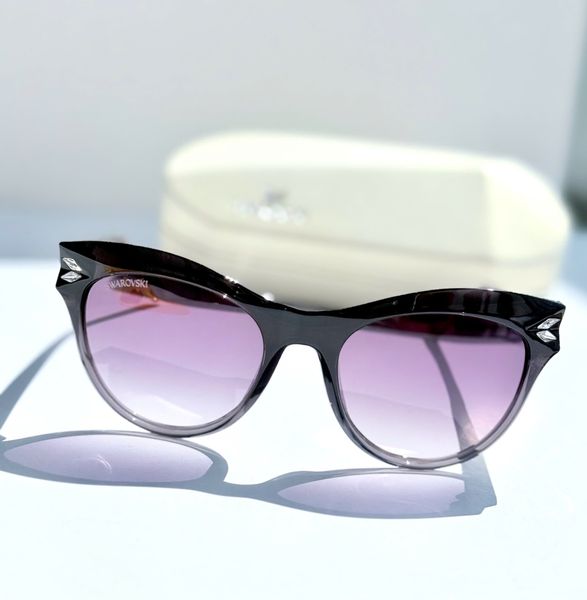  Swarovski Sunglasses SK0171 Black Gray Gradient 