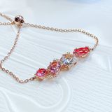  Lắc tay Swarovski Gema 520 kẹo ngọt màu vàng hồng - Swarovski Gema 520 bracelet Candy, Pink, Rose gold-tone plated 