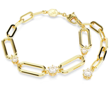  Constella bracelet White, Gold-tone plated 
