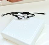  Swarovski Power Collection Hook Bracelet Dark Gray 