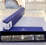  Lắc tay Swarovski hoa tuyết màu gold sz M - Swarovski Gold-tone Plated Snowflake Strand Bracelet, Size Medium 