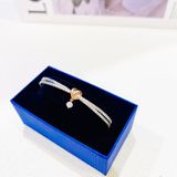  Lắc tay Swarovski Lifelong hình tim - Swarovski Lifelong Heart bangle Heart, White, Mixed metal finish 