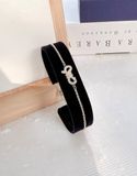 Lắc tay nơ trắng Swarovski - Swarovski Lifelong Bow bracelet Bow, White, Rhodium plated 