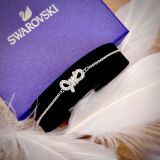  Lắc tay nơ trắng Swarovski - Swarovski Lifelong Bow bracelet Bow, White, Rhodium plated 