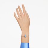  Lắc tay Swarovski thiên nga tung cánh new màu xanh biển - Swarovski Iconic Swan bangle Swan, Blue, Rhodium plated 