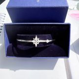  Vòng tay Swarovski ngôi sao trắng - Swarovski Symbolic Bangle White, Rhodium plated 