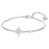  Vòng tay Swarovski ngôi sao trắng - Swarovski Symbolic Bangle White, Rhodium plated 