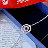  Lắc tay Swarovski Further tone trắng - Swarovski Further Bracelet Round Shape, White, Rhodium Plated 