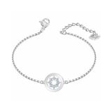  Lắc tay Swarovski Further tone trắng - Swarovski Further Bracelet Round Shape, White, Rhodium Plated 