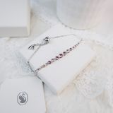  Lắc pha lê Emily hồng dạng rút Swarovski - Swarovski Emily Collection Bracelet 
